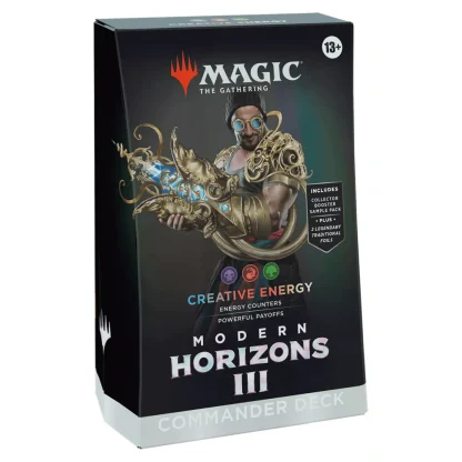 Commander Modern Horizons 3 - Creative Energy, Satya Aetherflux Genius (Blue/Red/White) ENG
