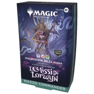 Commander Lorwyn Eclipsed - Maledizione della Piaga (Black/Red/Green) ITA