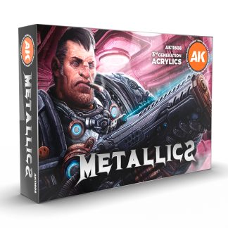 3Gen Acrylics: Metallics - Set da 6 Colori