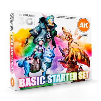 3Gen Acrylics: Basic Starter Set - Set da 14 Colori