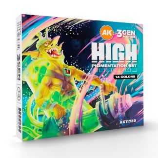 3Gen Acrylics: High Pigmentation Set - Set da 14 Colori