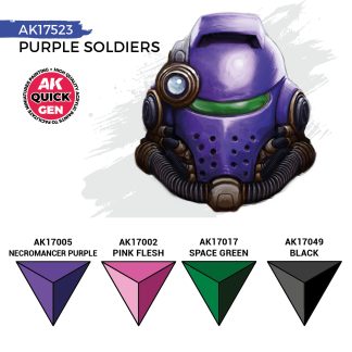 Quick Gen Set - Purple Soldiers - Set da 4 Colori