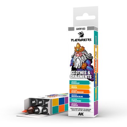 Playmarkers: Ornament & Clothes - Set da 6 colori
